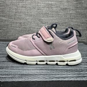 On Cloud Play Sneakers Kids Shoes - Size K10.5 - Pink Zephyr White 3KD11431210